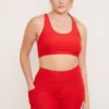 Wolven Recycled Yoga Top - Cayenne Activewear + Athleisure