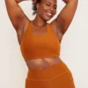 Wolven Best Sellers Recycled Yoga Top - Turmeric