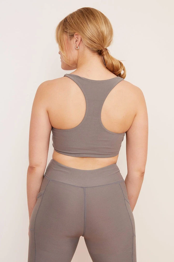 Wolven Activewear + Athleisure Recycled Yoga Top - Wolf Gray 4 Wolven Activewear + Athleisure Recycled Yoga Top - Wolf Gray