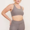 Wolven Activewear + Athleisure Recycled Yoga Top - Wolf Gray