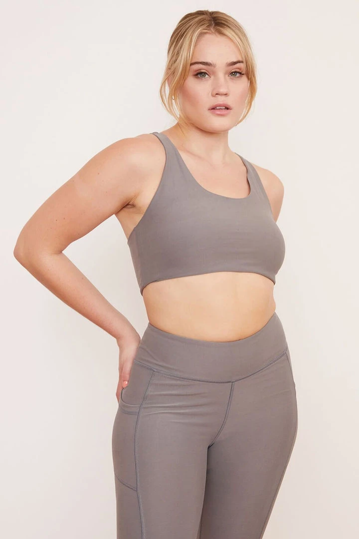Wolven Activewear + Athleisure Recycled Yoga Top - Wolf Gray 3 Wolven Activewear + Athleisure Recycled Yoga Top - Wolf Gray