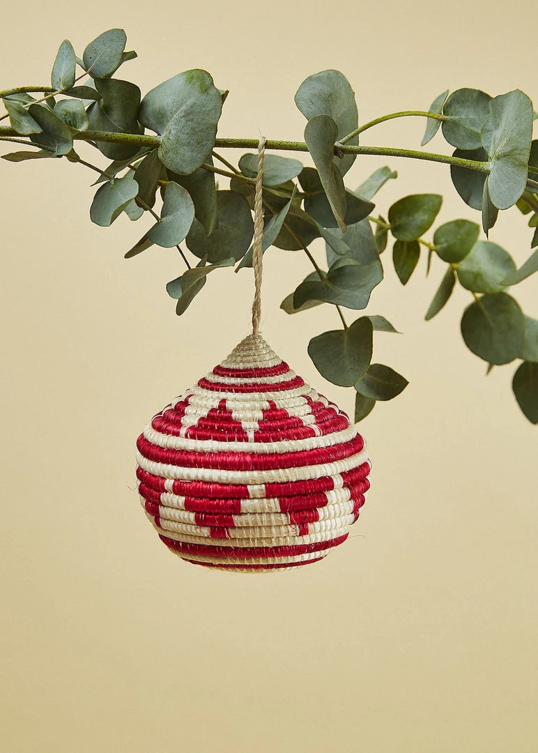 KAZI Red Bulb Ornament 4 KAZI Red Bulb Ornament