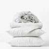 Coyuchi Relaxed Linen Sheet Set - Alpine White Home Goods