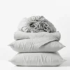 Coyuchi Home Goods Relaxed Linen Sheet Set - Fog