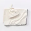 Coyuchi Remi Baby Blanket + Beanie Set - Undyed