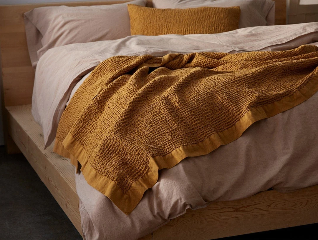 Coyuchi Reyes Waffle Blanket - Hazel Best Sellers 4 Coyuchi Reyes Waffle Blanket - Hazel Best Sellers