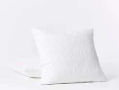 Coyuchi Reyes Waffle Sham - Alpine White Home Goods