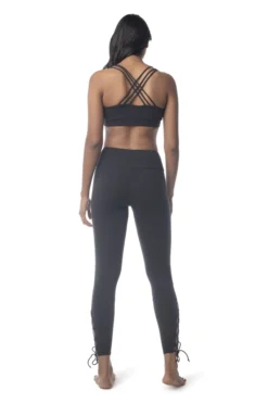 Synergy Organic Clothing Rhythm Yoga Bra - Black