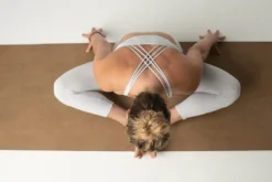 Synergy Organic Clothing Rhythm Yoga Bra - Heather Gray