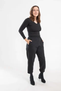 Tonlé Rib Upcycled V Neck Top 11 Tonlé Rib Upcycled V Neck Top