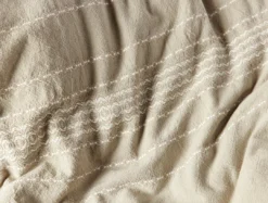 Coyuchi Rippled Stripe Duvet Cover