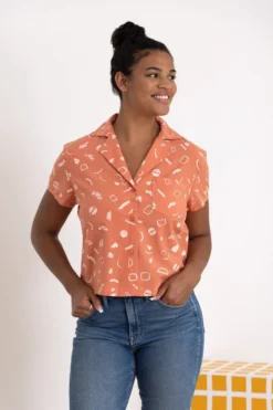 North Of West Rizo Squiggles Blouse Sale