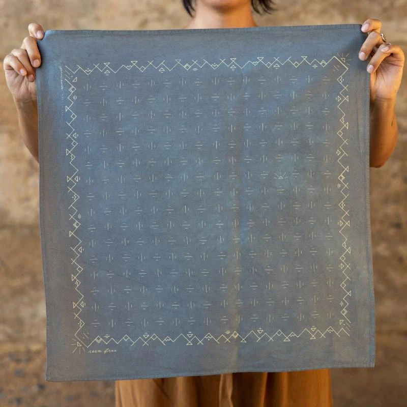 Jenni Earle Accessories Roam Free Bandana - Lichen 4 Jenni Earle Accessories Roam Free Bandana - Lichen