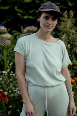 Altar Ronnie Tencel Lounge Top - Mint