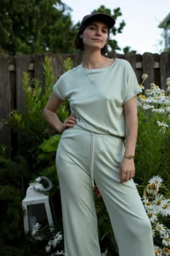 Altar Ronnie Tencel Lounge Top - Mint