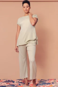 Altar Ronnie Tencel Lounge Top - Mint