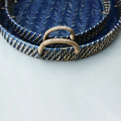 Amara New Arrivals Round Rattan Tray