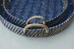 Amara New Arrivals Round Rattan Tray