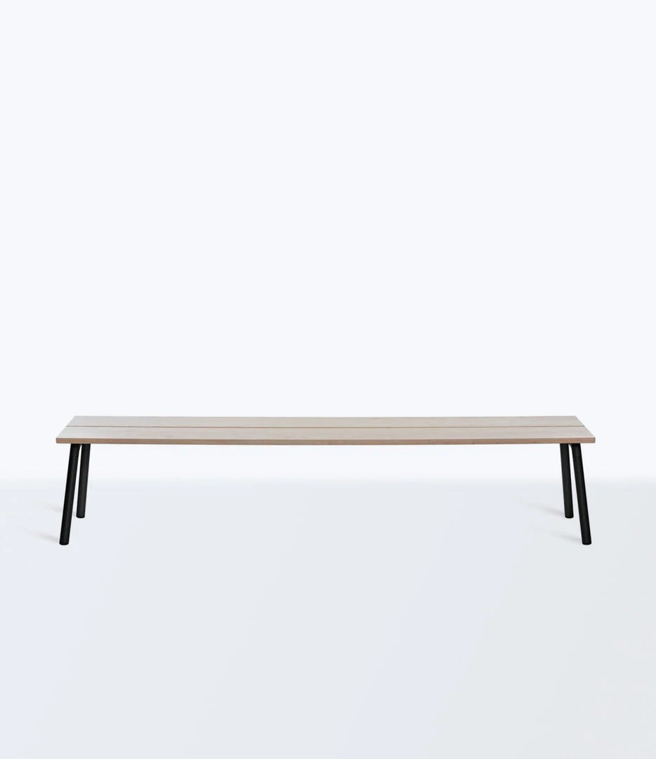Emeco Furniture Run Bench - Black Frame 3 Emeco Furniture Run Bench - Black Frame