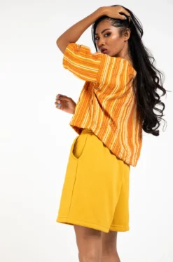 Tonlé Sabra Unisex Upcycled Shorts Clothing 12 Tonlé Sabra Unisex Upcycled Shorts Clothing