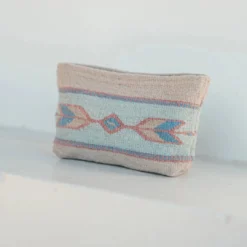 MZ Fair Trade Sagebrush + Sand Wool Clutch Bag Accessories