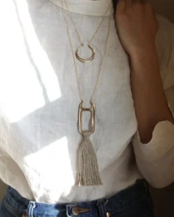 Salt + Still Cane Necklace