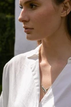 Salt + Still Heron Necklace