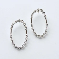 Salt + Still Tapestry Earrings Handcrafted