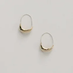 Salt + Still Vessel Hoop Earrings