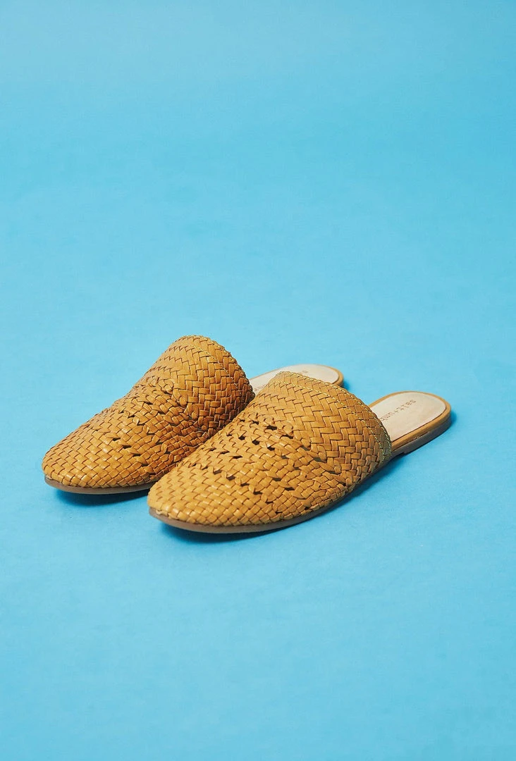 Salt & Umber Best Sellers Lily Mule - Mustard 6 Salt & Umber Best Sellers Lily Mule - Mustard