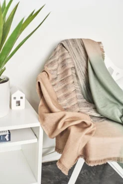 Studio Variously Salvia Merino Blanket