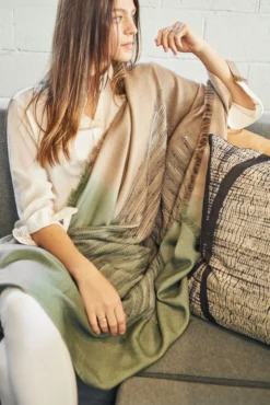 Studio Variously Salvia Merino Blanket