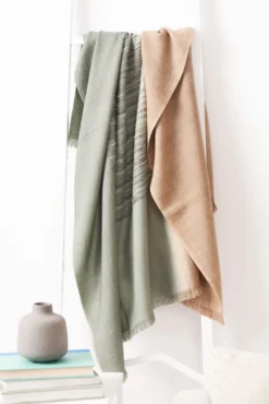 Studio Variously Salvia Merino Blanket