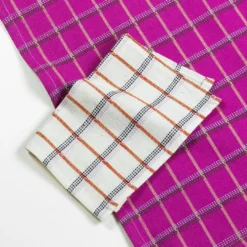 Archive New York San Lucas Plaid Cocktail Napkin Set