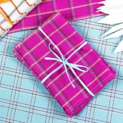 Archive New York San Lucas Plaid Cocktail Napkin Set