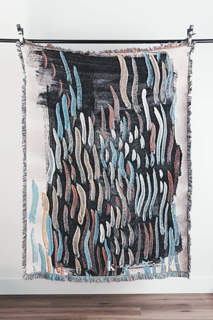 K-apostrophe Santa Ana Winds Upcycled Throw Blanket 3 K-apostrophe Santa Ana Winds Upcycled Throw Blanket