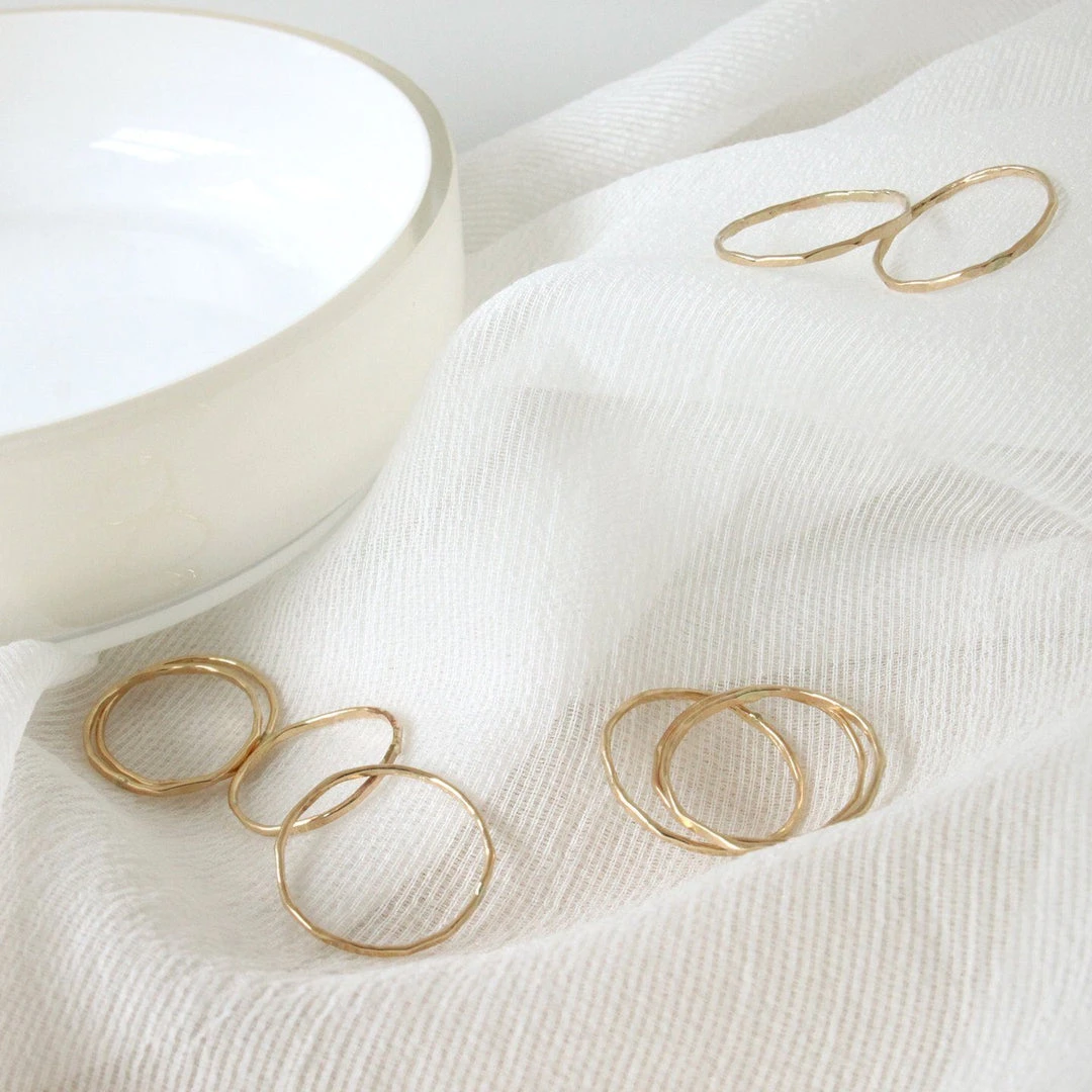 Sara Patino Jewelry Be Light Recycled Gold Stacking Ring 11 Sara Patino Jewelry Be Light Recycled Gold Stacking Ring