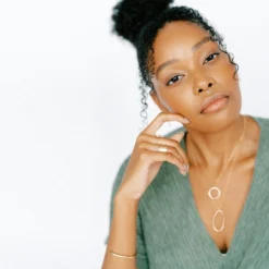 Sara Patino Jewelry Best Sellers Be Open Recycled Gold Necklace 9 Sara Patino Jewelry Best Sellers Be Open Recycled Gold Necklace