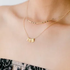 Sara Patino Jewelry Flair Recycled Gold Necklace