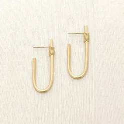 Sara Patino Jewelry Joy Recycled Gold Earrings - Large