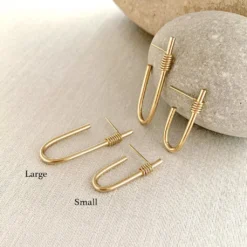 Sara Patino Jewelry Joy Recycled Gold Earrings - Large