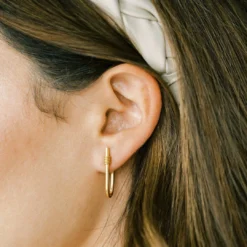 Sara Patino Jewelry Joy Recycled Gold Earrings - Small