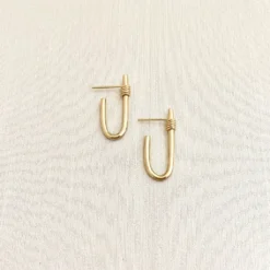 Sara Patino Jewelry Joy Recycled Gold Earrings - Small