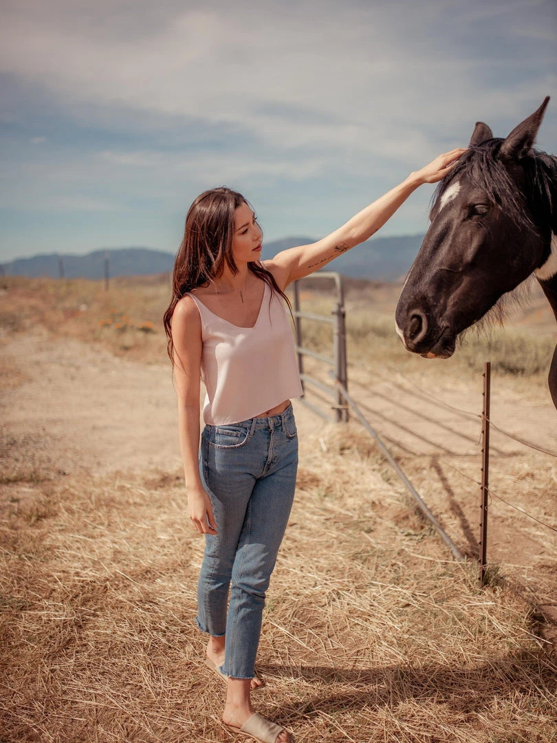 Valani Clothing Sarita Tencel Cami - Pale Lilac 4 Valani Clothing Sarita Tencel Cami - Pale Lilac