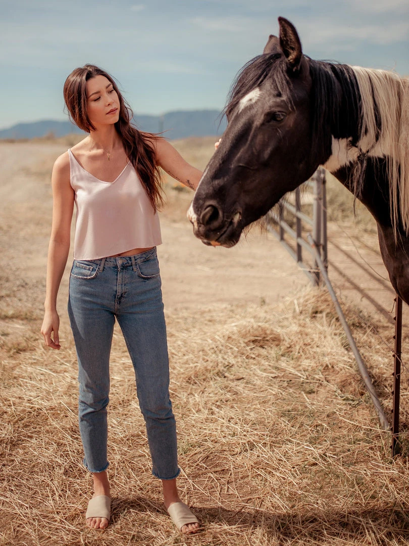 Valani Clothing Sarita Tencel Cami - Pale Lilac 5 Valani Clothing Sarita Tencel Cami - Pale Lilac