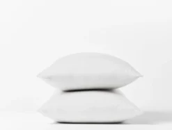 Coyuchi Sateen Pillowcase Set - Alpine White Home Goods