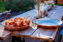 Sertodo Copper Alicante Recycled Copper Paella Pan Home Goods