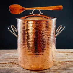Sertodo Copper Home Goods Big, Beautiful Recycled Copper Stock Pot 11 Sertodo Copper Home Goods Big, Beautiful Recycled Copper Stock Pot