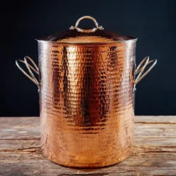 Sertodo Copper Home Goods Big, Beautiful Recycled Copper Stock Pot