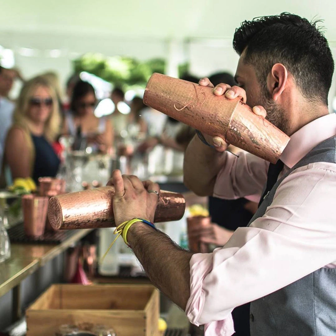 Sertodo Copper Recycled Copper Boston Maraka Shaker Set 6 Sertodo Copper Recycled Copper Boston Maraka Shaker Set